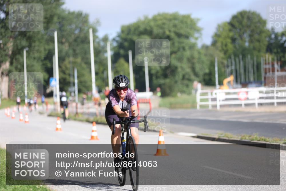 17.08.2025 - KN Förde Triathlon 2025 Yannick Fuchs http://msf.ph/oto/8614063 17.08.2025 09:25:45 Radfahren 105, 140, 144, 164, 168 meine-sportfotos.de