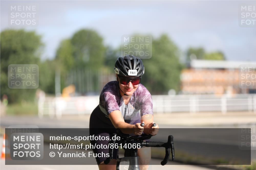 17.08.2025 - KN Förde Triathlon 2025 Yannick Fuchs http://msf.ph/oto/8614066 17.08.2025 09:25:46 Radfahren 105, 140, 144, 159, 164 meine-sportfotos.de