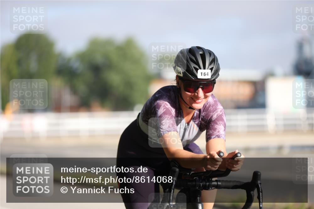 17.08.2025 - KN Förde Triathlon 2025 Yannick Fuchs http://msf.ph/oto/8614068 17.08.2025 09:25:46 Radfahren 105, 140, 144, 159, 164 meine-sportfotos.de