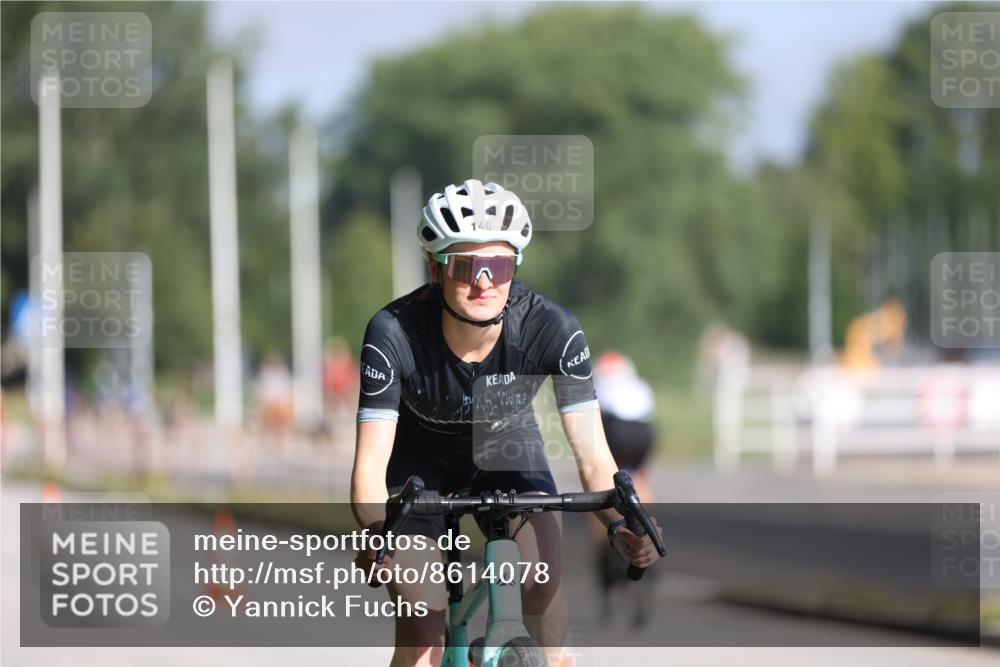 17.08.2025 - KN Förde Triathlon 2025 Yannick Fuchs http://msf.ph/oto/8614078 17.08.2025 09:25:50 Radfahren 140, 144, 159, 105, 164 meine-sportfotos.de