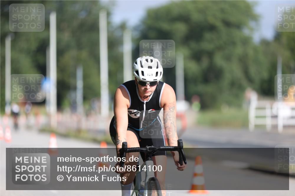 17.08.2025 - KN Förde Triathlon 2025 Yannick Fuchs http://msf.ph/oto/8614100 17.08.2025 09:25:56 Radfahren 144, 159, 169, 140 meine-sportfotos.de