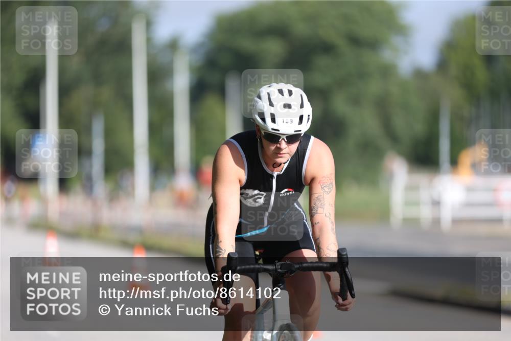 17.08.2025 - KN Förde Triathlon 2025 Yannick Fuchs http://msf.ph/oto/8614102 17.08.2025 09:25:56 Radfahren 144, 159, 169, 140 meine-sportfotos.de