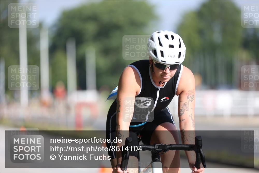 17.08.2025 - KN Förde Triathlon 2025 Yannick Fuchs http://msf.ph/oto/8614104 17.08.2025 09:25:56 Radfahren 144, 159, 169, 140 meine-sportfotos.de