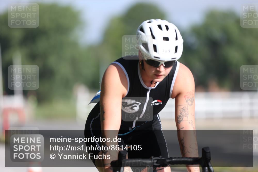 17.08.2025 - KN Förde Triathlon 2025 Yannick Fuchs http://msf.ph/oto/8614105 17.08.2025 09:25:56 Radfahren 144, 159, 169, 140 meine-sportfotos.de