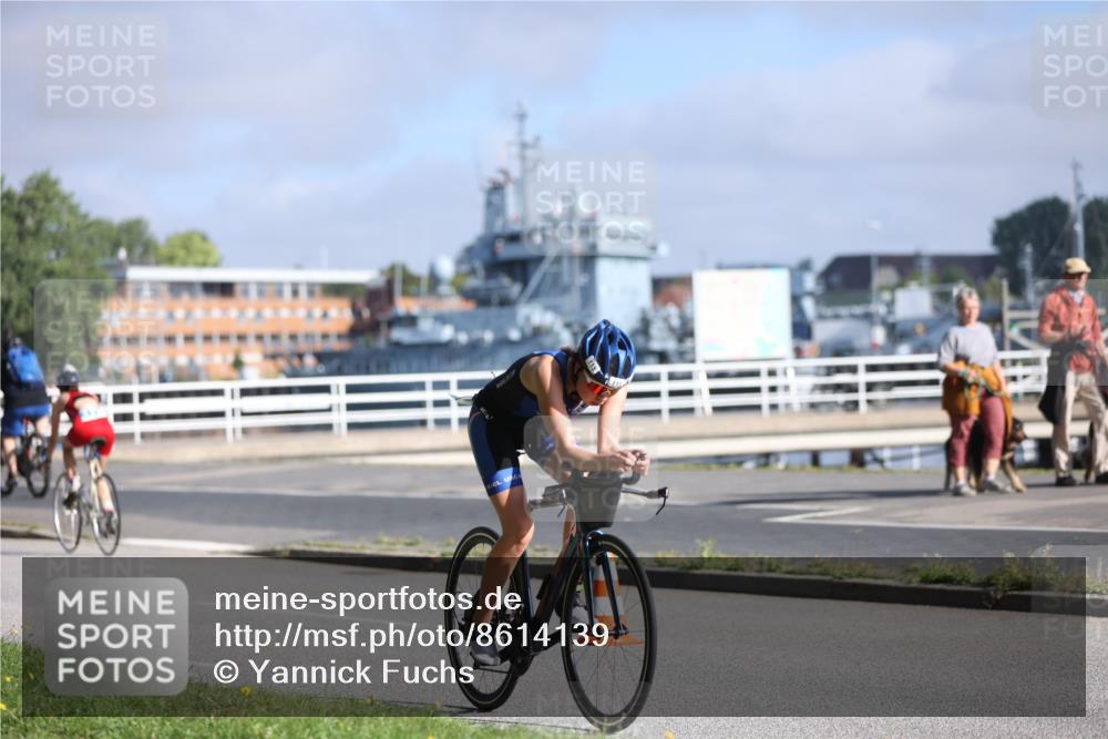 17.08.2025 - KN Förde Triathlon 2025 Yannick Fuchs http://msf.ph/oto/8614139 17.08.2025 09:26:41 Radfahren 115, 116, 141, 175, 176, 182, 254, 153, 161, 172, 173, 185, 187, 189 meine-sportfotos.de