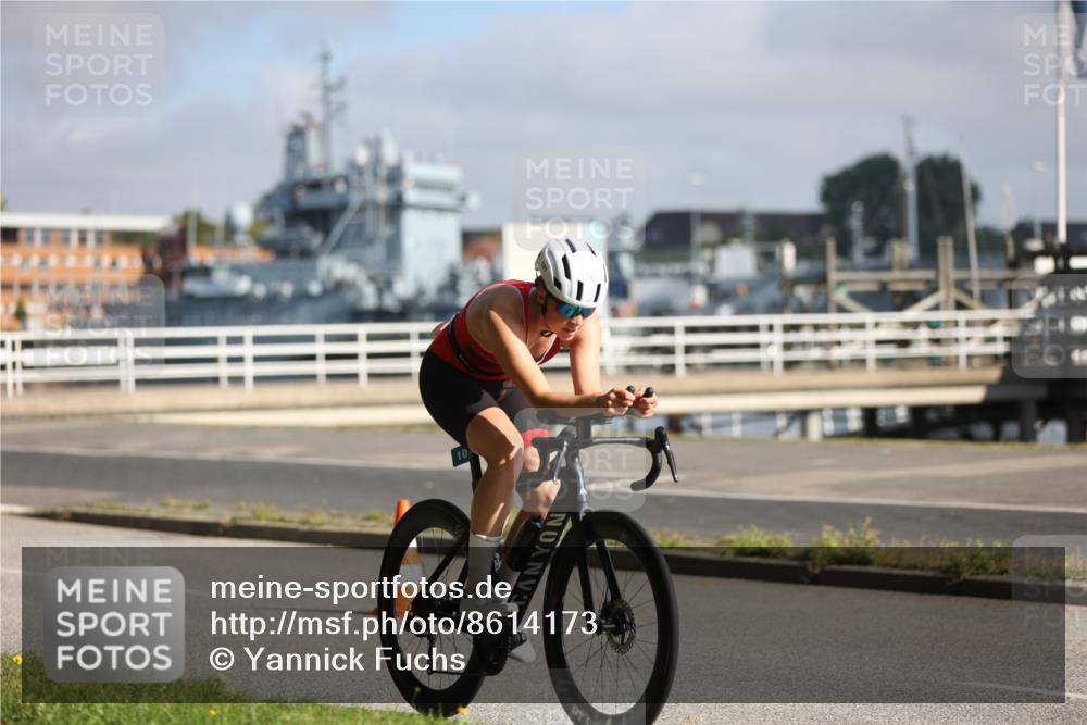 17.08.2025 - KN Förde Triathlon 2025 Yannick Fuchs http://msf.ph/oto/8614173 17.08.2025 09:27:05 Radfahren 101, 105, 177, 192, 180, 253 meine-sportfotos.de