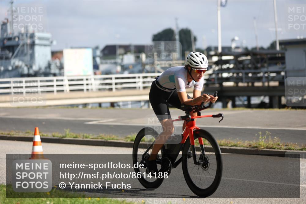 17.08.2025 - KN Förde Triathlon 2025 Yannick Fuchs http://msf.ph/oto/8614188 17.08.2025 09:27:13 Radfahren 105, 137, 158, 192, 204, 101, 177 meine-sportfotos.de