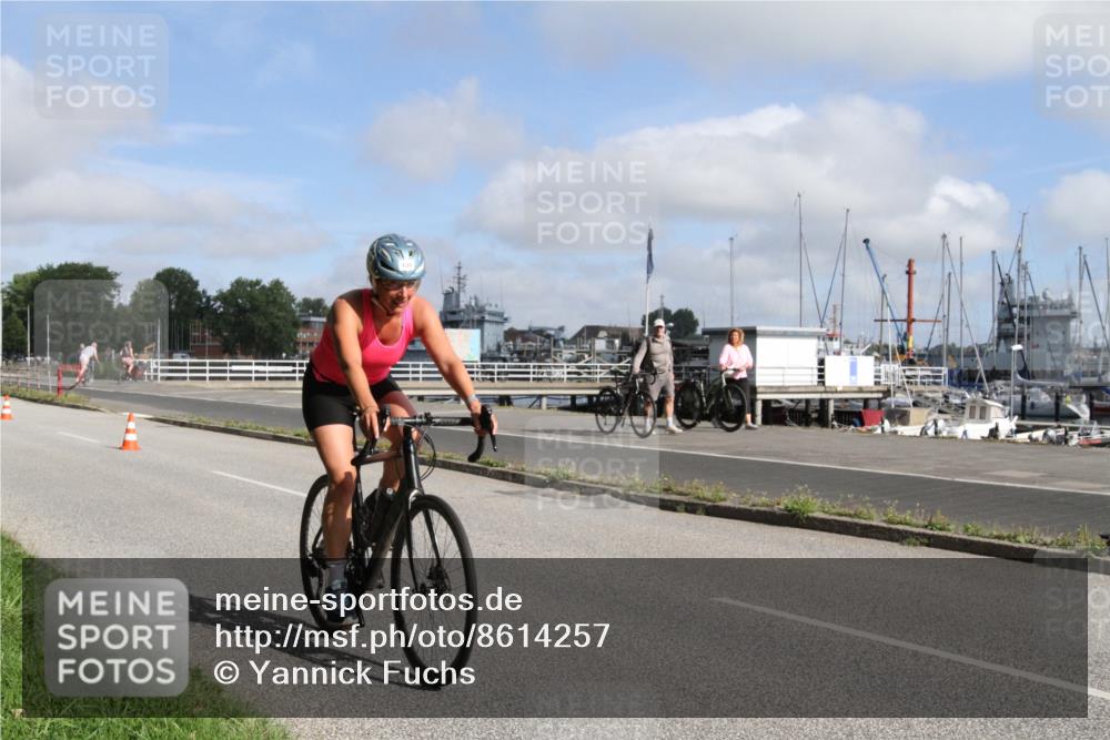 17.08.2025 - KN Förde Triathlon 2025 Yannick Fuchs http://msf.ph/oto/8614257 17.08.2025 09:59:21 Radfahren 135 meine-sportfotos.de