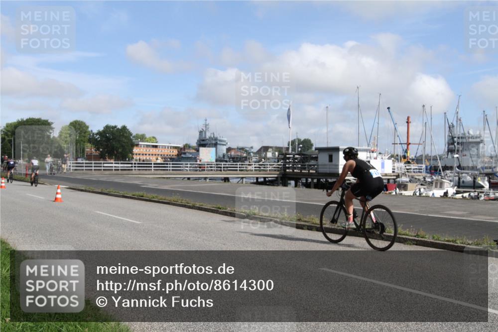 17.08.2025 - KN Förde Triathlon 2025 Yannick Fuchs http://msf.ph/oto/8614300 17.08.2025 10:01:05 Radfahren 153, 164, 181, 200, 213 meine-sportfotos.de