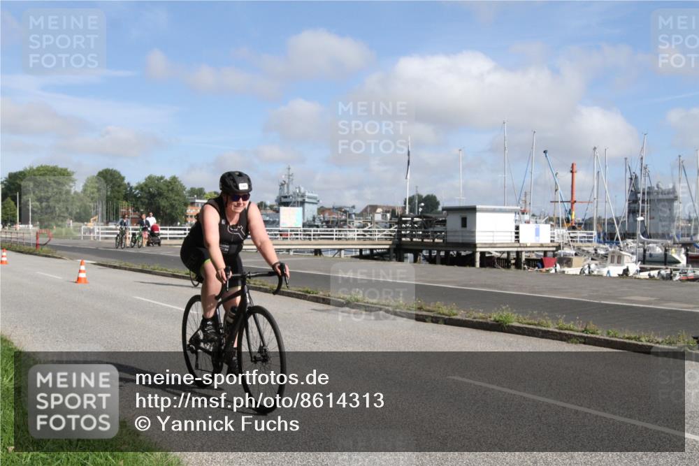 17.08.2025 - KN Förde Triathlon 2025 Yannick Fuchs http://msf.ph/oto/8614313 17.08.2025 10:02:08 Radfahren 189, 194 meine-sportfotos.de
