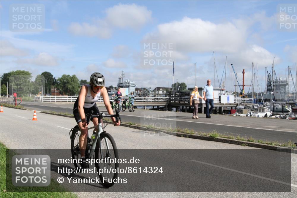 17.08.2025 - KN Förde Triathlon 2025 Yannick Fuchs http://msf.ph/oto/8614324 17.08.2025 10:02:55 Radfahren 137, 153, 181 meine-sportfotos.de