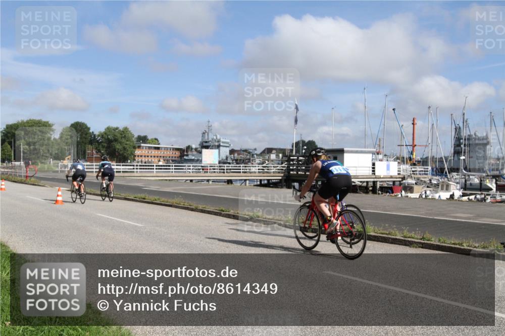 17.08.2025 - KN Förde Triathlon 2025 Yannick Fuchs http://msf.ph/oto/8614349 17.08.2025 10:04:15 Radfahren 111, 196, 211, 218, 224, 234 meine-sportfotos.de