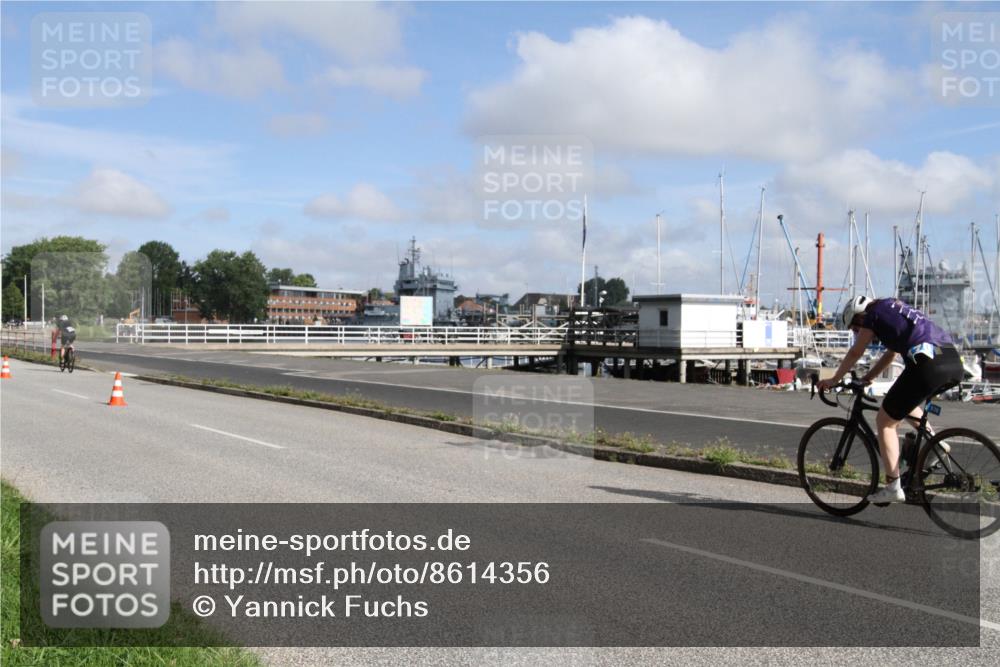 17.08.2025 - KN Förde Triathlon 2025 Yannick Fuchs http://msf.ph/oto/8614356 17.08.2025 10:04:45 Radfahren 156, 170, 176 meine-sportfotos.de