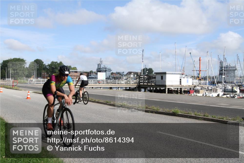 17.08.2025 - KN Förde Triathlon 2025 Yannick Fuchs http://msf.ph/oto/8614394 17.08.2025 10:06:28 Radfahren 184, 188, 230 meine-sportfotos.de