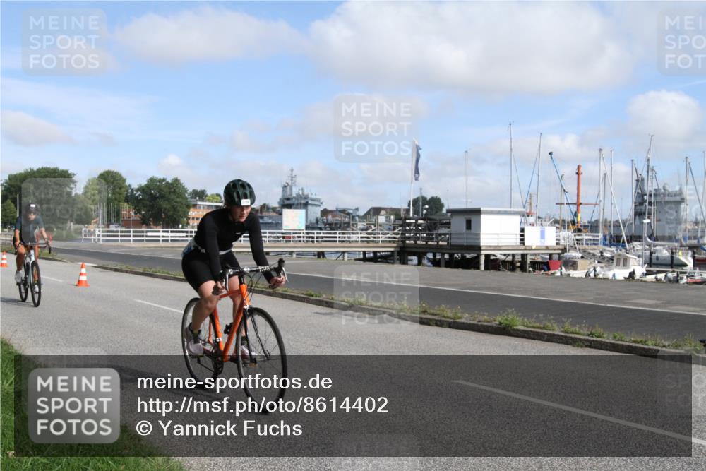 17.08.2025 - KN Förde Triathlon 2025 Yannick Fuchs http://msf.ph/oto/8614402 17.08.2025 10:07:10 Radfahren 155, 163, 175, 205 meine-sportfotos.de