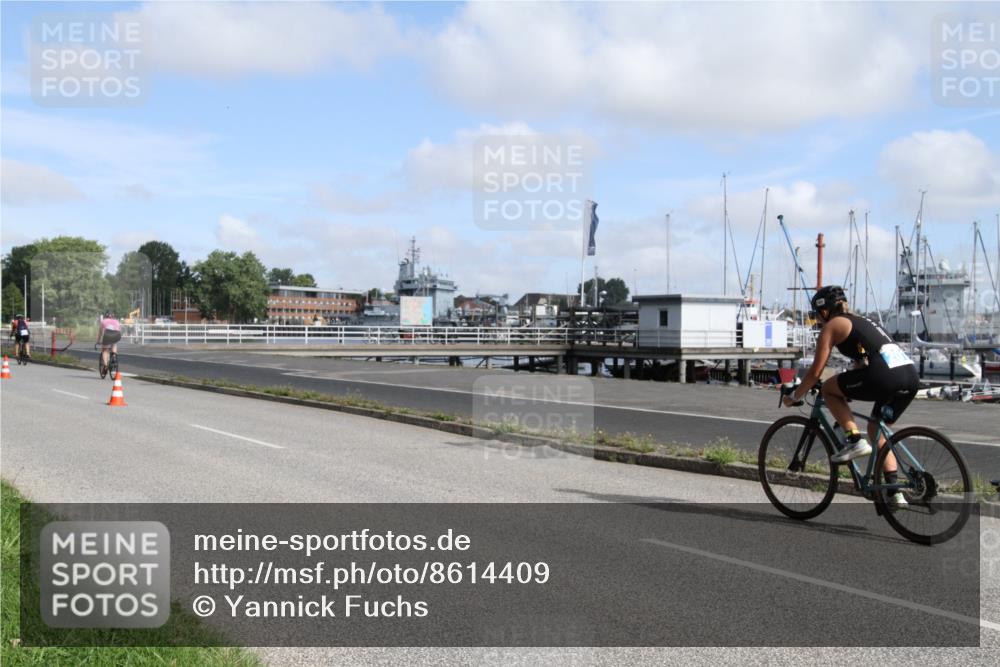17.08.2025 - KN Förde Triathlon 2025 Yannick Fuchs http://msf.ph/oto/8614409 17.08.2025 10:07:44 Radfahren 195, 201, 235, 243 meine-sportfotos.de