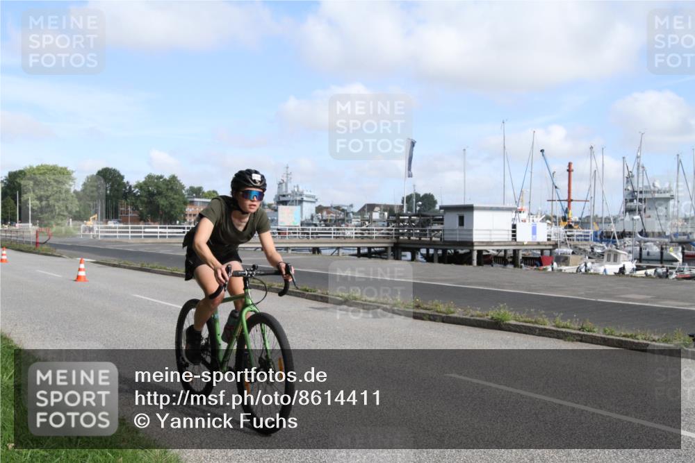 17.08.2025 - KN Förde Triathlon 2025 Yannick Fuchs http://msf.ph/oto/8614411 17.08.2025 10:07:52 Radfahren  meine-sportfotos.de