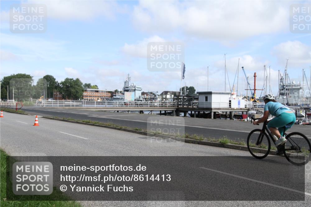 17.08.2025 - KN Förde Triathlon 2025 Yannick Fuchs http://msf.ph/oto/8614413 17.08.2025 10:08:10 Radfahren 174, 219, 244 meine-sportfotos.de
