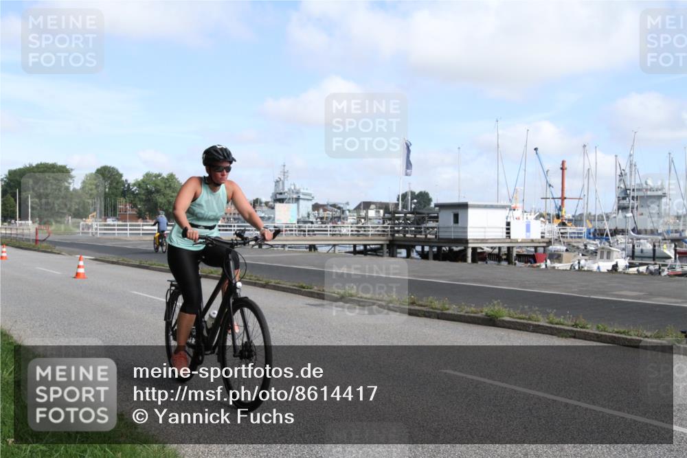 17.08.2025 - KN Förde Triathlon 2025 Yannick Fuchs http://msf.ph/oto/8614417 17.08.2025 10:08:27 Radfahren 199, 230 meine-sportfotos.de