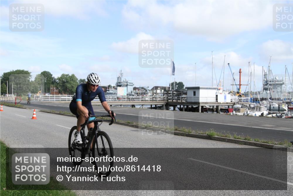 17.08.2025 - KN Förde Triathlon 2025 Yannick Fuchs http://msf.ph/oto/8614418 17.08.2025 10:08:32 Radfahren 190, 199, 212 meine-sportfotos.de