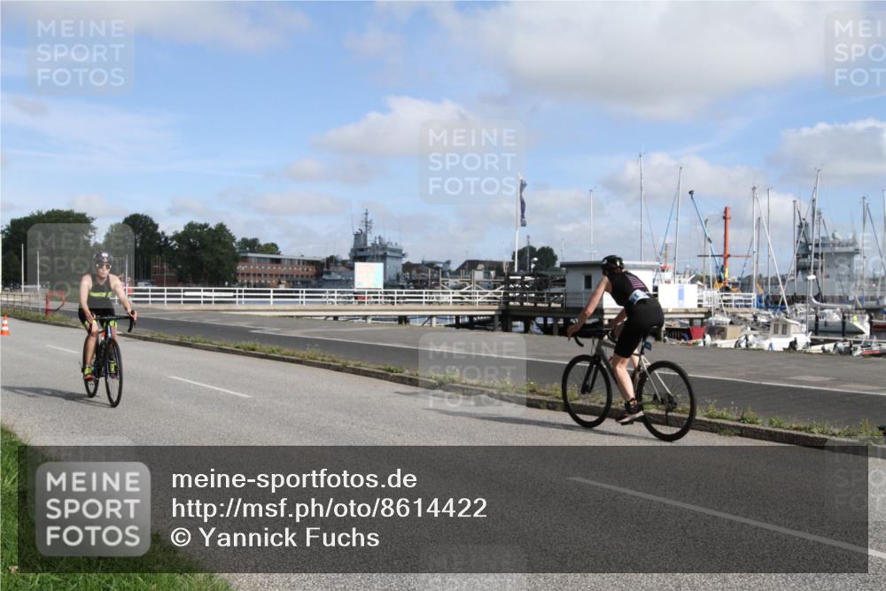17.08.2025 - KN Förde Triathlon 2025 Yannick Fuchs http://msf.ph/oto/8614422 17.08.2025 10:09:14 Radfahren 197, 205, 237 meine-sportfotos.de