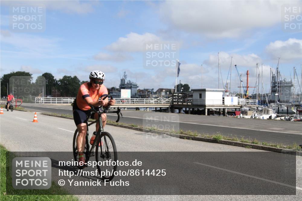 17.08.2025 - KN Förde Triathlon 2025 Yannick Fuchs http://msf.ph/oto/8614425 17.08.2025 10:09:39 Radfahren 171, 235, 243 meine-sportfotos.de