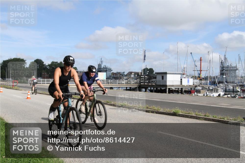 17.08.2025 - KN Förde Triathlon 2025 Yannick Fuchs http://msf.ph/oto/8614427 17.08.2025 10:09:45 Radfahren 171, 195, 201, 235 meine-sportfotos.de