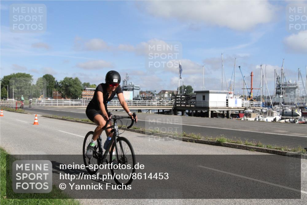 17.08.2025 - KN Förde Triathlon 2025 Yannick Fuchs http://msf.ph/oto/8614453 17.08.2025 10:14:53 Radfahren 200 meine-sportfotos.de