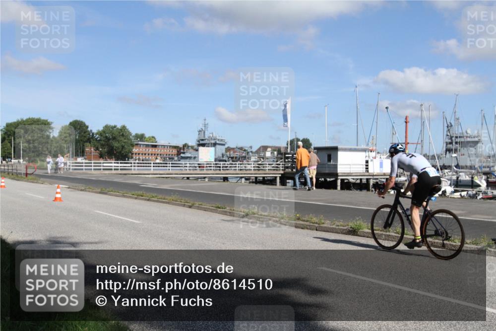 17.08.2025 - KN Förde Triathlon 2025 Yannick Fuchs http://msf.ph/oto/8614510 17.08.2025 11:03:43 Radfahren 271, 307 meine-sportfotos.de
