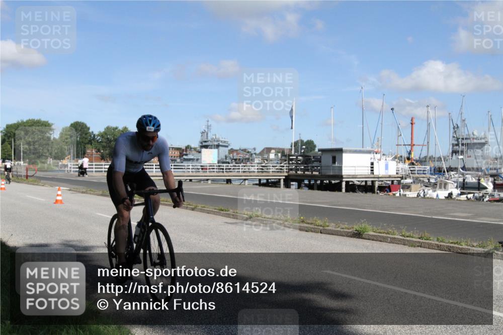 17.08.2025 - KN Förde Triathlon 2025 Yannick Fuchs http://msf.ph/oto/8614524 17.08.2025 11:05:18 Radfahren 282, 284, 296, 307 meine-sportfotos.de