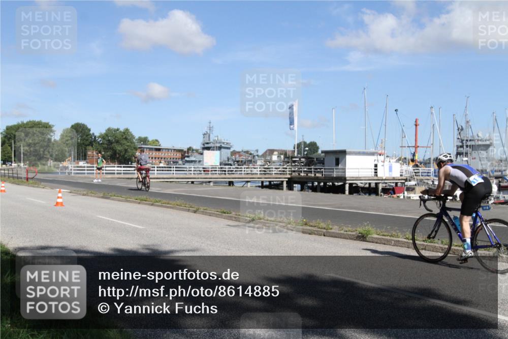 17.08.2025 - KN Förde Triathlon 2025 Yannick Fuchs http://msf.ph/oto/8614885 17.08.2025 11:19:10 Radfahren 318, 358, 605, 608, 634 meine-sportfotos.de