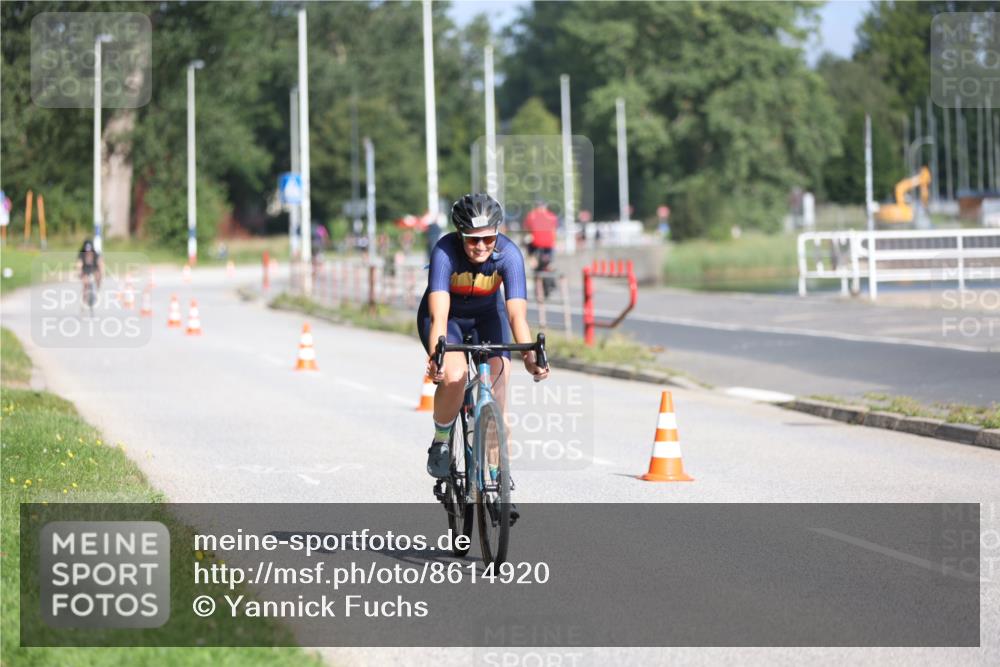 17.08.2025 - KN Förde Triathlon 2025 Yannick Fuchs http://msf.ph/oto/8614920 17.08.2025 10:02:57 Radfahren 142, 153, 181, 216, 137, 153 meine-sportfotos.de