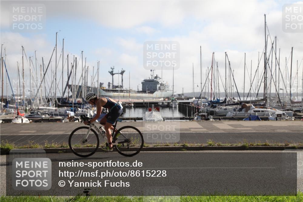 17.08.2025 - KN Förde Triathlon 2025 Yannick Fuchs http://msf.ph/oto/8615228 17.08.2025 09:16:47 Radfahren 105, 121 meine-sportfotos.de