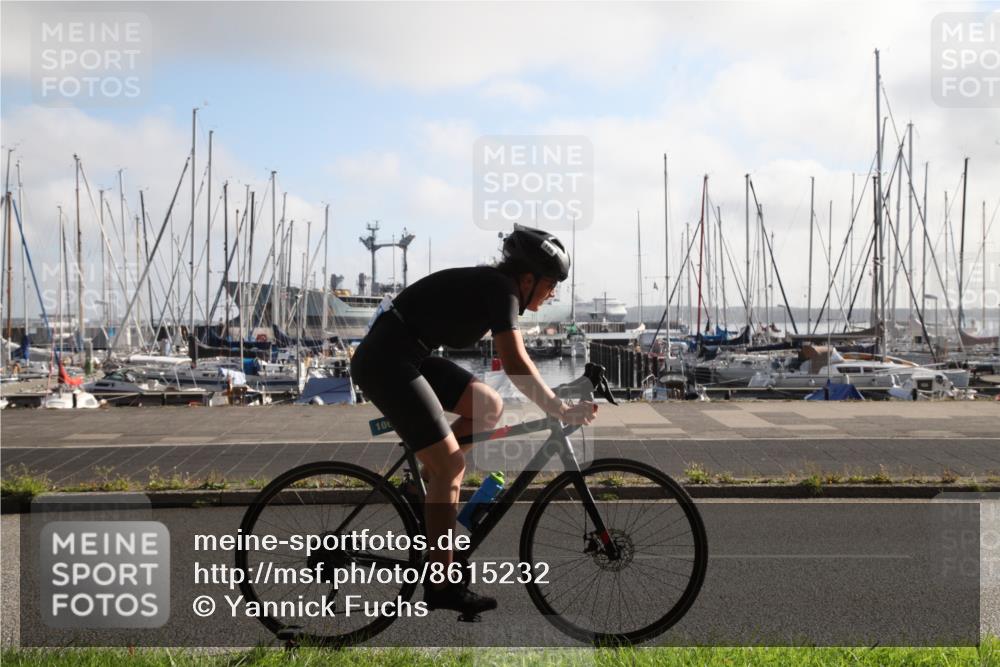 17.08.2025 - KN Förde Triathlon 2025 Yannick Fuchs http://msf.ph/oto/8615232 17.08.2025 09:17:16 Radfahren 106, 110 meine-sportfotos.de