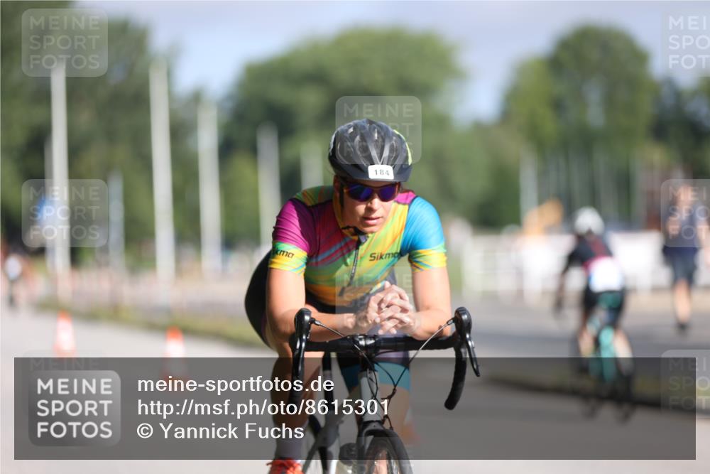 17.08.2025 - KN Förde Triathlon 2025 Yannick Fuchs http://msf.ph/oto/8615301 17.08.2025 09:30:14 Radfahren 163, 184, 195, 201, 210 meine-sportfotos.de