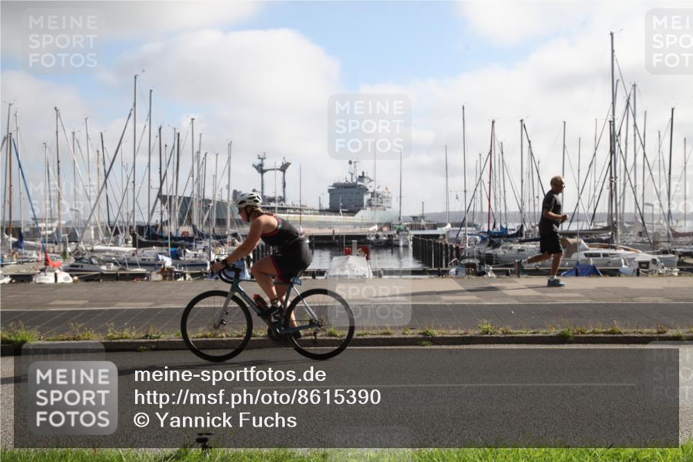 17.08.2025 - KN Förde Triathlon 2025 Yannick Fuchs http://msf.ph/oto/8615390 17.08.2025 09:21:31 Radfahren 130, 133 meine-sportfotos.de