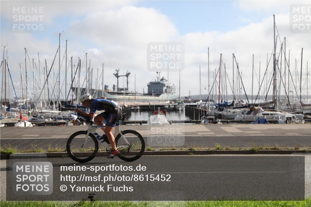 17.08.2025 - KN Förde Triathlon 2025 Yannick Fuchs http://msf.ph/oto/8615452 17.08.2025 09:22:29 Radfahren 104, 127 meine-sportfotos.de