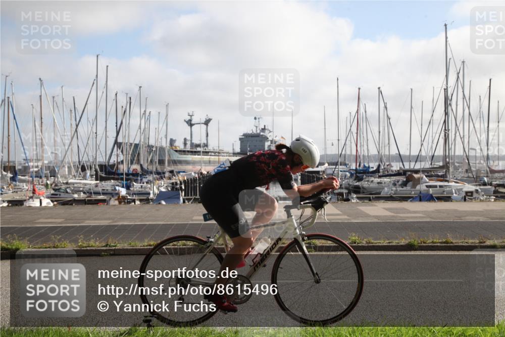 17.08.2025 - KN Förde Triathlon 2025 Yannick Fuchs http://msf.ph/oto/8615496 17.08.2025 09:23:42 Radfahren 122, 147, 152 meine-sportfotos.de