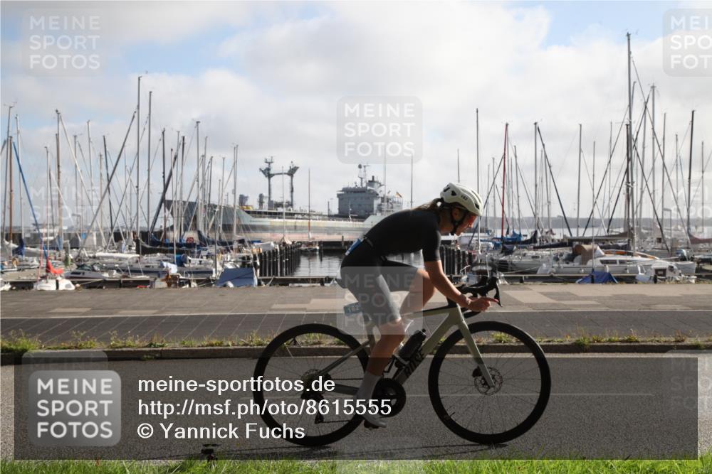 17.08.2025 - KN Förde Triathlon 2025 Yannick Fuchs http://msf.ph/oto/8615555 17.08.2025 09:24:17 Radfahren 128, 144, 162 meine-sportfotos.de