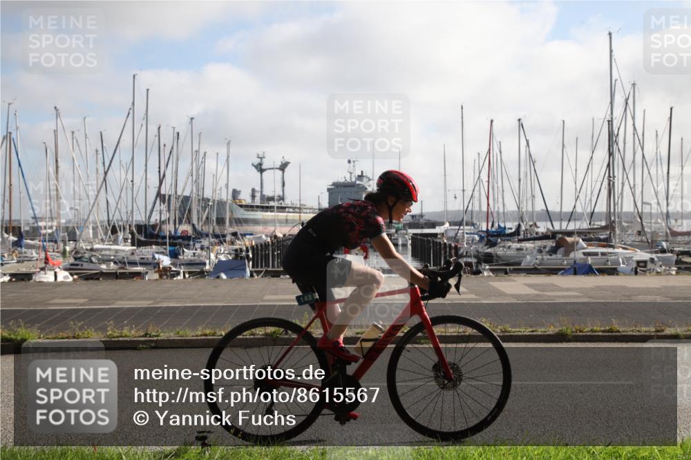 17.08.2025 - KN Förde Triathlon 2025 Yannick Fuchs http://msf.ph/oto/8615567 17.08.2025 09:24:31 Radfahren 143, 150, 166 meine-sportfotos.de