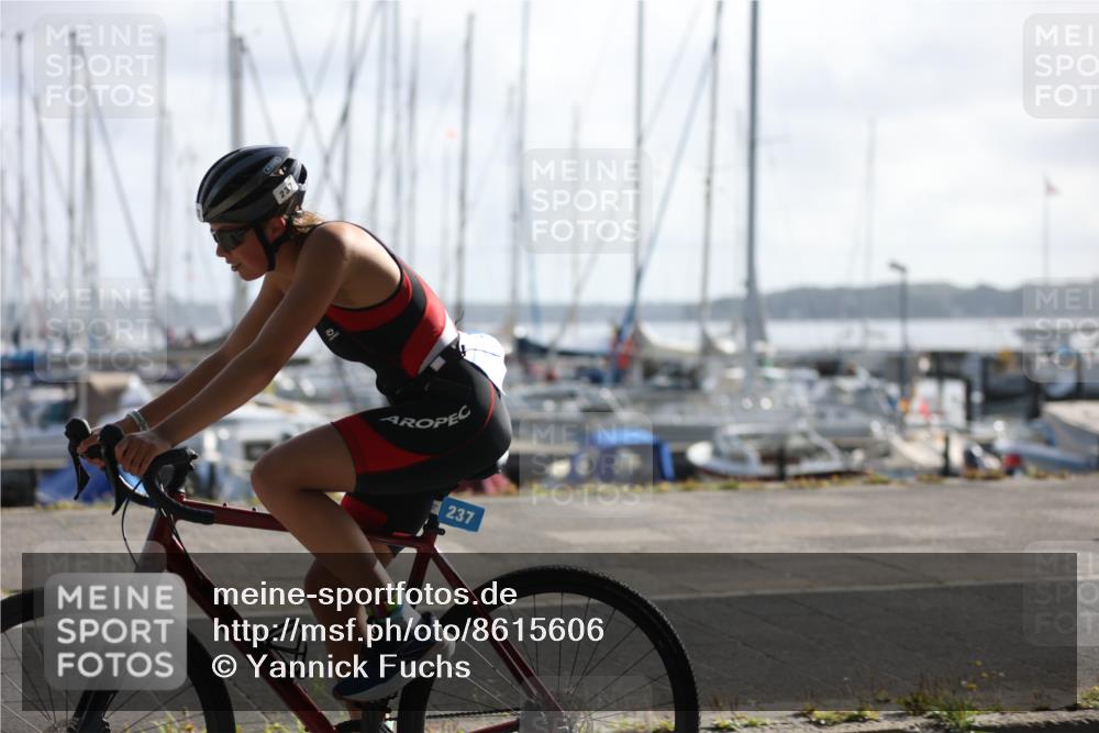 17.08.2025 - KN Förde Triathlon 2025 Yannick Fuchs http://msf.ph/oto/8615606 17.08.2025 09:31:46 Radfahren 171, 237, 205, 237 meine-sportfotos.de