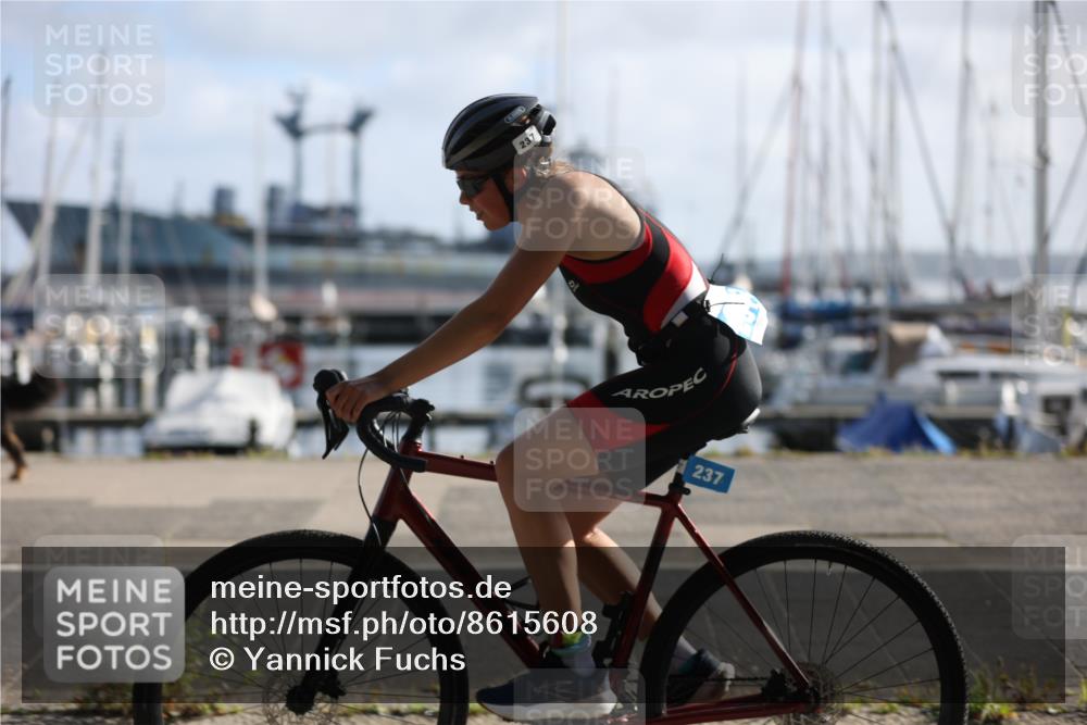17.08.2025 - KN Förde Triathlon 2025 Yannick Fuchs http://msf.ph/oto/8615608 17.08.2025 09:31:46 Radfahren 171, 237, 205, 237 meine-sportfotos.de