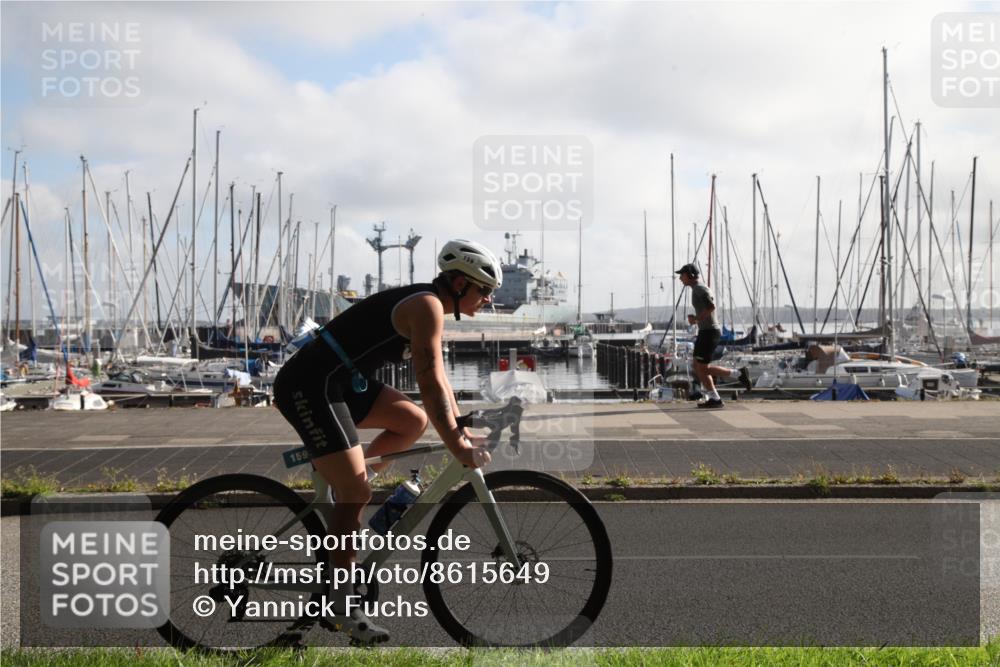 17.08.2025 - KN Förde Triathlon 2025 Yannick Fuchs http://msf.ph/oto/8615649 17.08.2025 09:25:55 Radfahren 105, 140, 144, 159 meine-sportfotos.de