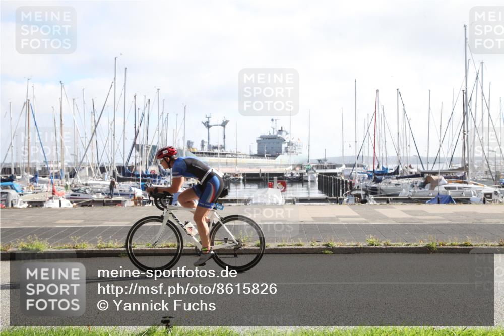 17.08.2025 - KN Förde Triathlon 2025 Yannick Fuchs http://msf.ph/oto/8615826 17.08.2025 09:27:46 Radfahren 103, 109, 113 meine-sportfotos.de
