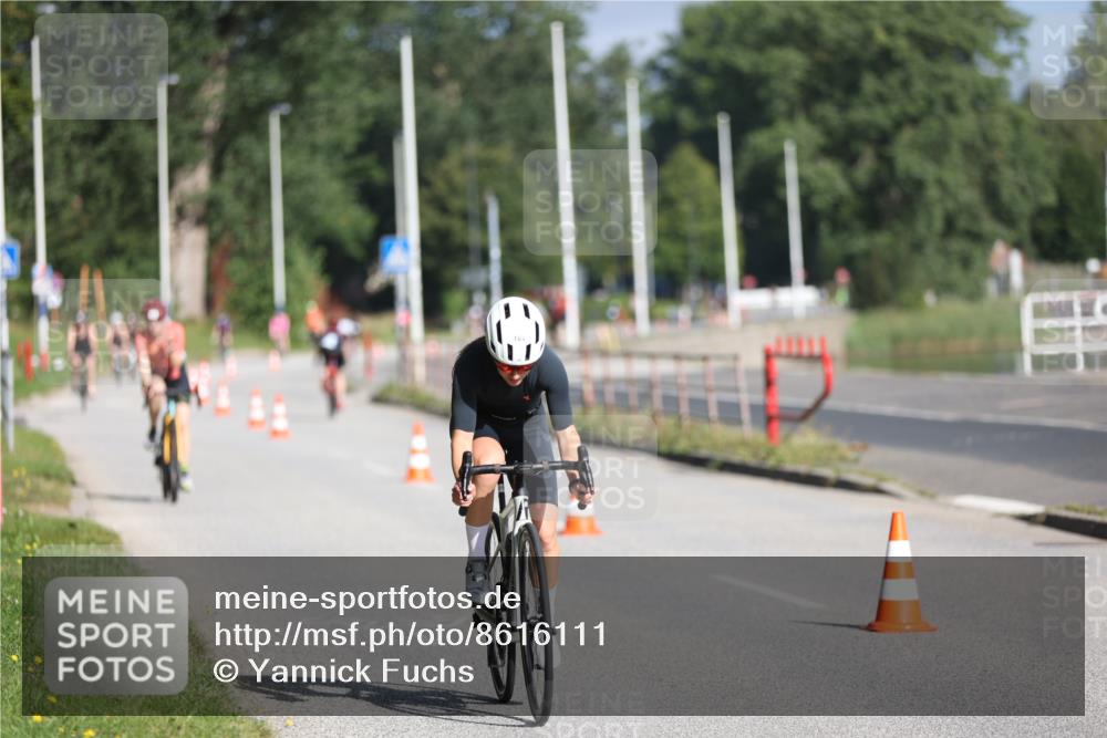 17.08.2025 - KN Förde Triathlon 2025 Yannick Fuchs http://msf.ph/oto/8616111 17.08.2025 09:34:14 Radfahren 139, 162, 168, 213, 225, 147 meine-sportfotos.de