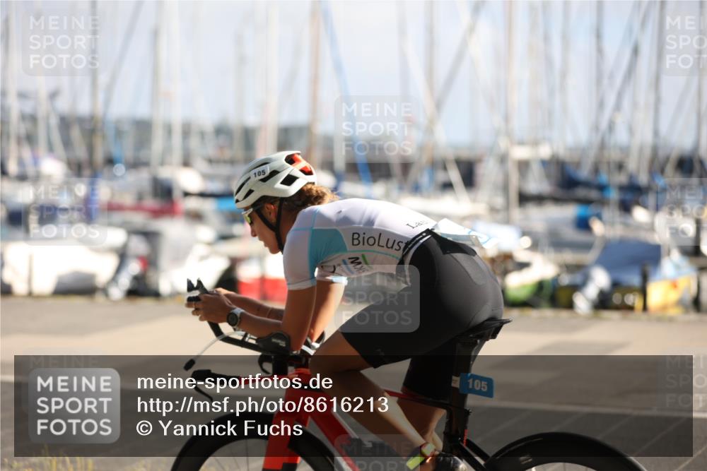 17.08.2025 - KN Förde Triathlon 2025 Yannick Fuchs http://msf.ph/oto/8616213 17.08.2025 09:34:40 Radfahren 105, 152, 252, 152, 243, 253 meine-sportfotos.de