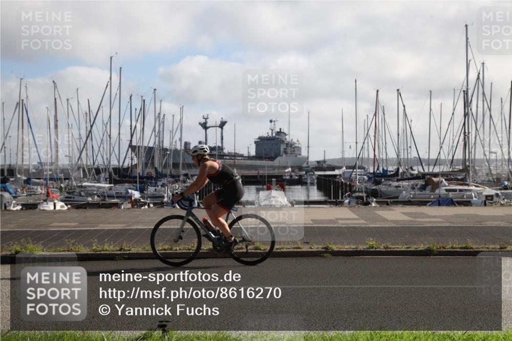 17.08.2025 - KN Förde Triathlon 2025 Yannick Fuchs http://msf.ph/oto/8616270 17.08.2025 09:32:38 Radfahren 130, 138, 162, 242, 243 meine-sportfotos.de