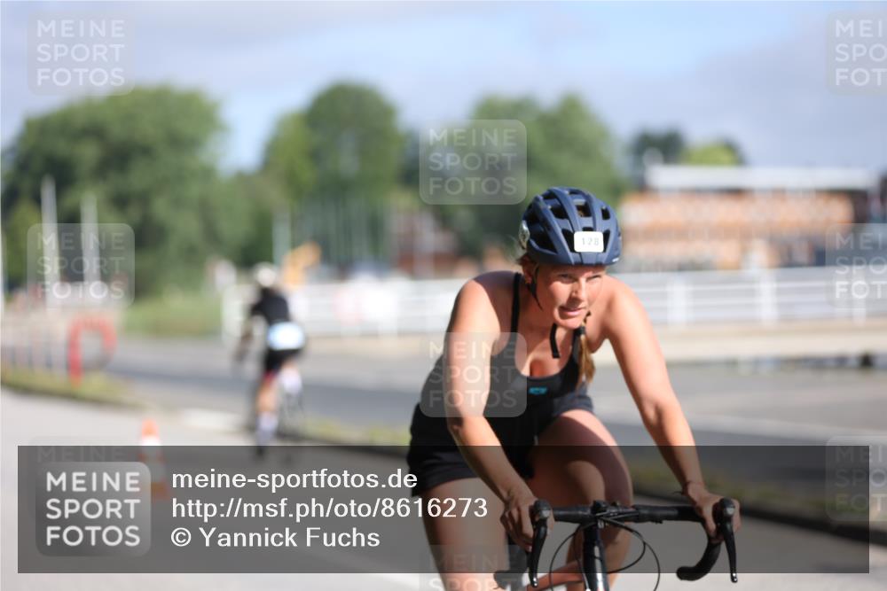 17.08.2025 - KN Förde Triathlon 2025 Yannick Fuchs http://msf.ph/oto/8616273 17.08.2025 09:35:02 Radfahren 101, 128, 144, 146, 151, 122, 145, 166 meine-sportfotos.de