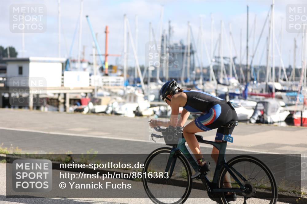17.08.2025 - KN Förde Triathlon 2025 Yannick Fuchs http://msf.ph/oto/8616383 17.08.2025 09:35:32 Radfahren 115, 150, 248, 251, 115, 118 meine-sportfotos.de