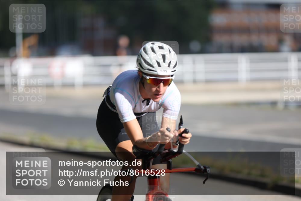 17.08.2025 - KN Förde Triathlon 2025 Yannick Fuchs http://msf.ph/oto/8616528 17.08.2025 09:36:07 Radfahren 105, 121, 139, 159, 253 meine-sportfotos.de